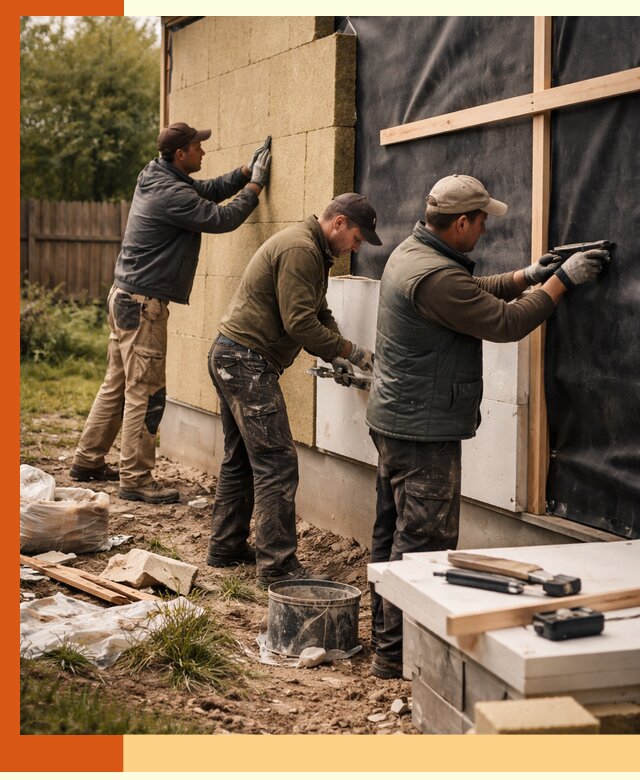 Утепление дачного дома под ключ в Сызрани