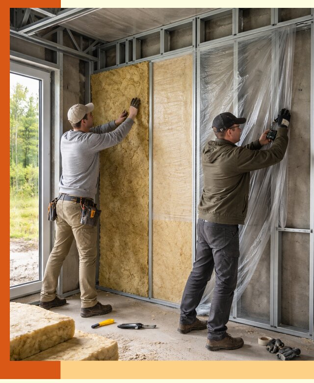 Утепление дома из ЛСТК в Сызрани с гарантией качества и эффективности