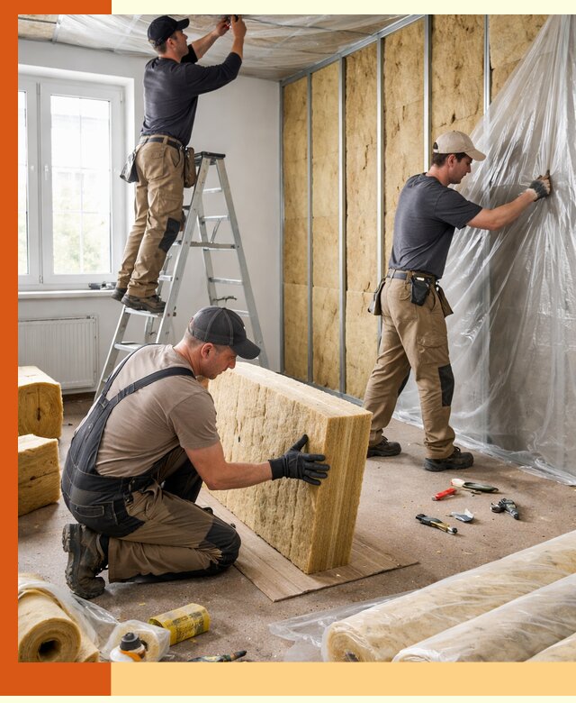 Утепление офисных помещений под ключ в Сызрани