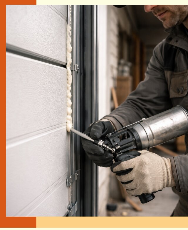 Заполнение пустот ворот в Сызрани профессионально и герметично