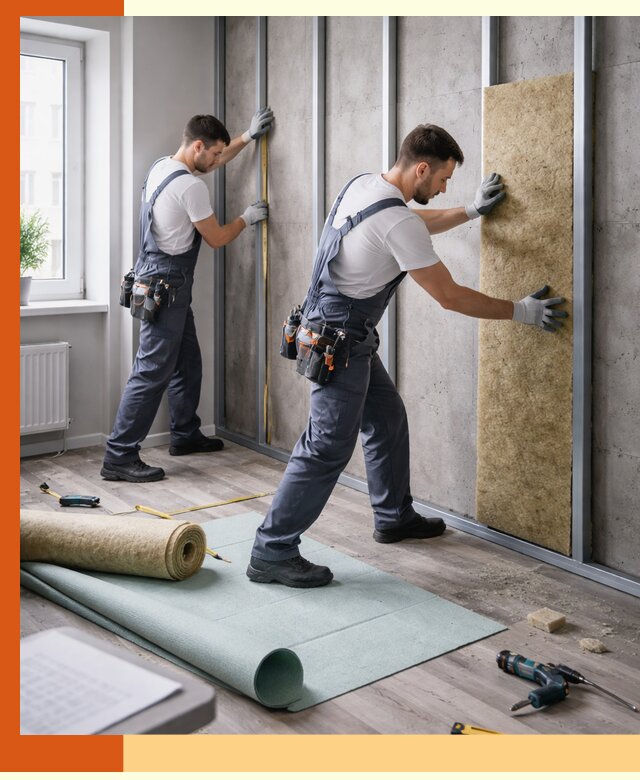 Шумоизоляция квартиры под ключ в Сызрани — профессионально и гарантированно