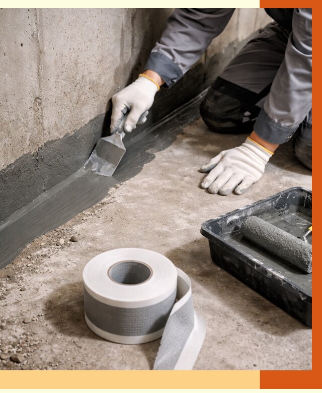 Гидроизоляция швов и герметизация стыков в Сызрани от 1266 руб. | ТепломастерСзр