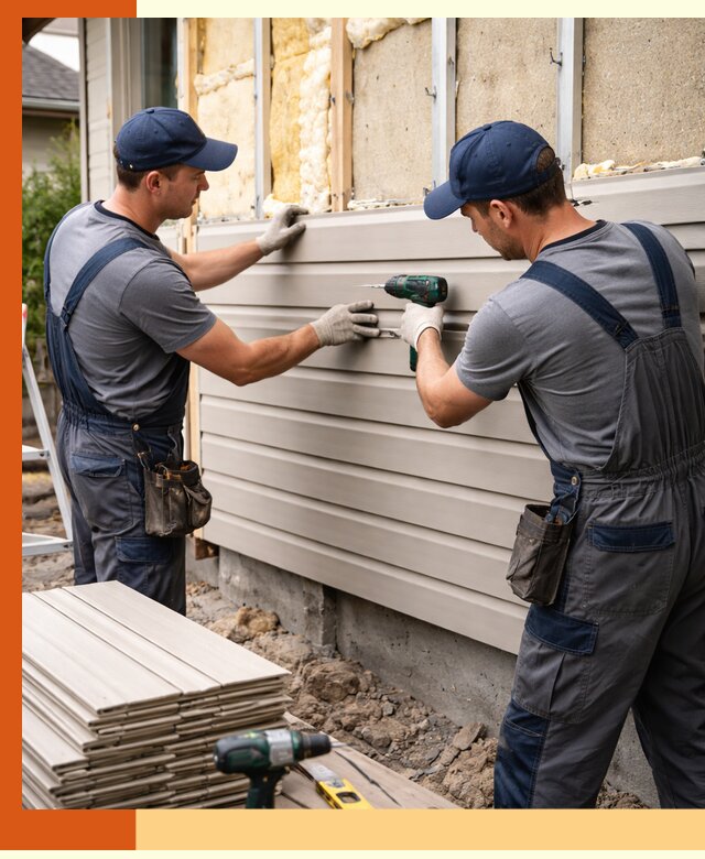 Монтаж сайдинга после утепления в Сызрани качественно и надежно